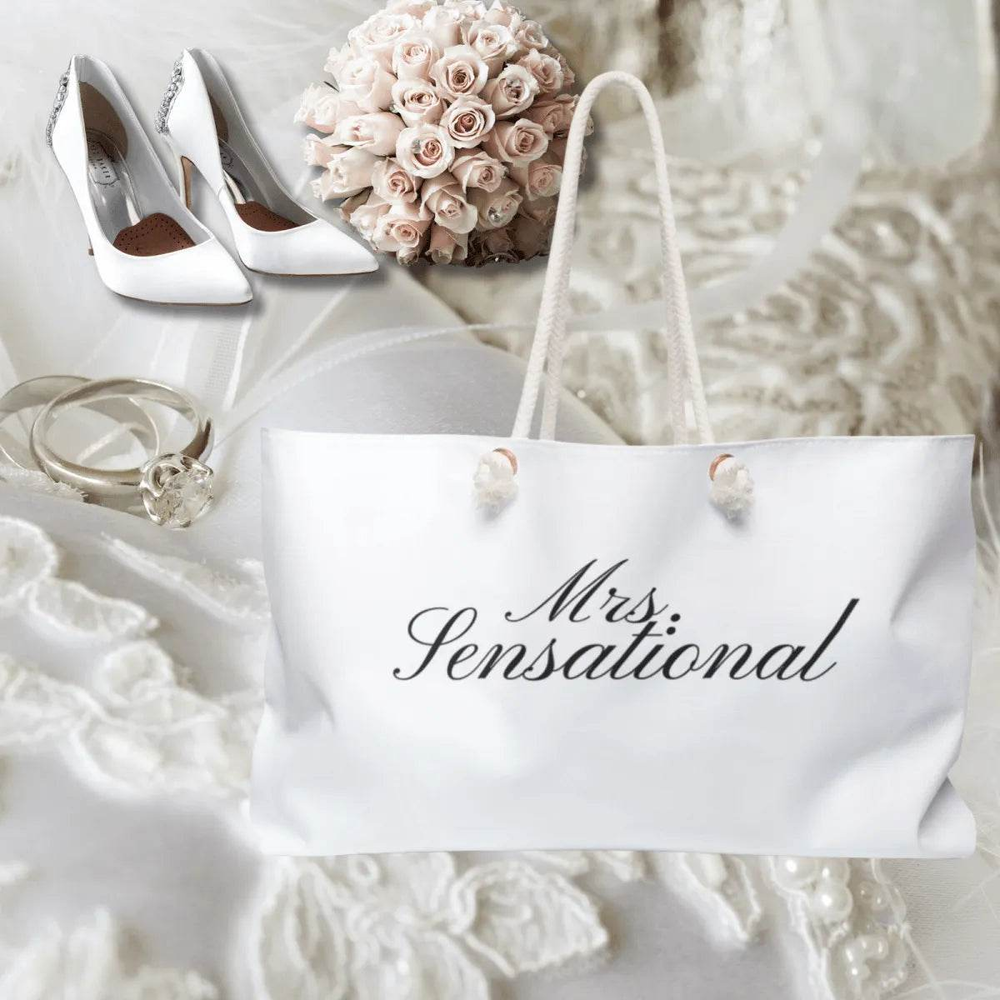 Personalized Mrs. Weekender Bag  for Travel and Adventure