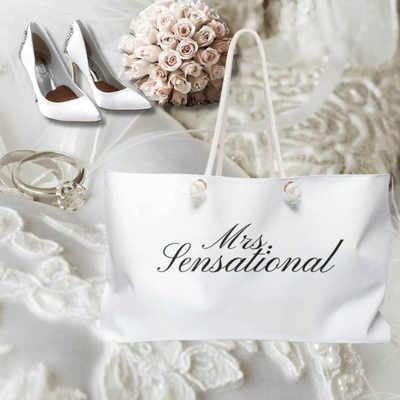 Personalized Mrs. Weekender Bag for Travel and Adventure - Iron Phoenix GHG