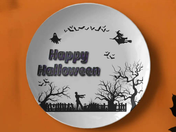 Spooky Halloween Dinner Plate Sets - Gaming Party Decor - Iron Phoenix GHG