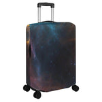 Starry Night Galaxy Luggage Cover - back view | Our Phoenix Rise