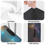 Starry Night Galaxy Luggage Cover - top handle opening | Our Phoenix Rise