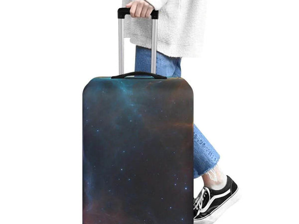 Starry Night Luggage Cover | Cosmic Galaxy Travel Gift - Iron Phoenix GHG