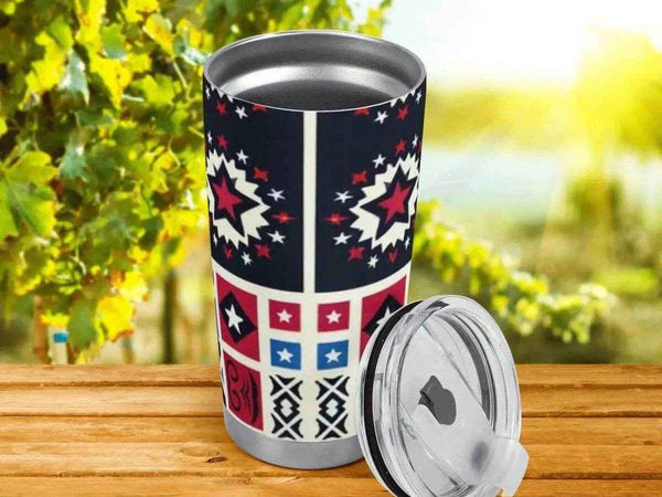 Patriotic Star Tumbler | 20oz Insulated Travel Mug