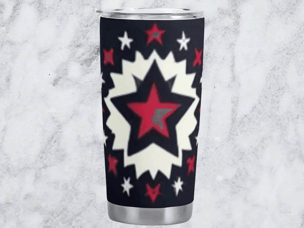 "Star-Powered" Patriotic Tumbler (20oz)| Iron Phoenix GHG - Iron Phoenix GHG