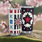Star-Powered Patriotic Tumbler (20oz) Detailed View 11 | Our Phoenix Rise