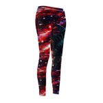 Statue of Liberty Leggings - Side Angle Galaxy Star Pattern | Our Phoenix Rise