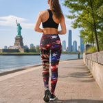 Statue of Liberty Leggings - Festival Outfit Lifestyle View | Our Phoenix Rise
