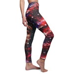 Statue of Liberty Leggings - Full Front View Flat Lay | Our Phoenix Rise