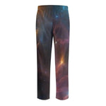 Galaxy Print Pajama Set - Folded set showing shirt and pants nebula design | Our Phoenix Rise