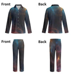 Galaxy Print Pajama Set - Bonus drawstring bag cosmic print | Our Phoenix Rise