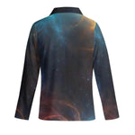 Galaxy Print Pajama Set - Shirt detail cosmic print | Our Phoenix Rise