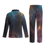 Galaxy Print Pajama Set - Back view on mannequin nebula pattern | Our Phoenix Rise
