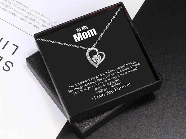 Sentimental Gift Necklace for Her | Custom Heart Pendant