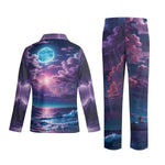 Long Sleeve Pajama Set Little Monster - Fabric Texture | Our Phoenix Rise