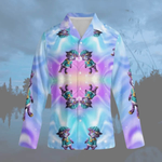Long Sleeve Pajama Set Purple Sunset - Pants Detail | Our Phoenix Rise