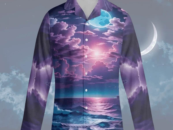 Purple Sunset Pajama Set | Little Monster Pajama Set - Iron Phoenix GHG