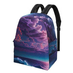 Purple Sunset Backpack | Calming Seascape School Bag