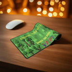 Survival Mode Desk Mat | Pixel Block World Gaming Mouse Pad - Iron Phoenix GHG