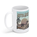 Zombie Survival Gamer Mug Undead Sunset Coffee Cup Detailed View 5 | Our Phoenix Rise