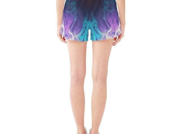 "Cosmic Flame" Teal Athletic Shorts| Iron Phoenix GHG - Iron Phoenix GHG