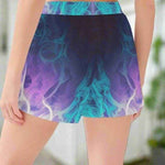 "Cosmic Flame" Teal Athletic Shorts| Iron Phoenix GHG
