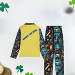 Custom Gamer Pajama Set | Personalized Retro Loungewear - Iron Phoenix GHG