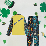 Custom Gamer Pajama Set | Personalized Retro Loungewear - Iron Phoenix GHG