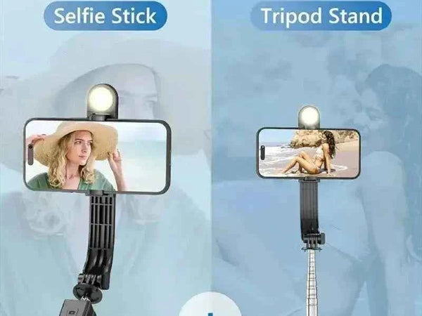 Selfie Stick Tripod - 76cm Extension, Wireless Remote, Eco-Friendly