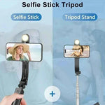 Selfie Stick Tripod - 76cm Extension, Wireless Remote, Eco-Friendly