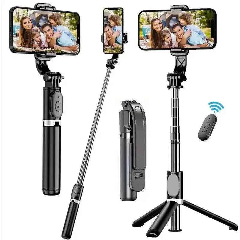 Selfie Stick Tripod - 76cm Extension, Wireless Remote, Eco-Friendly
