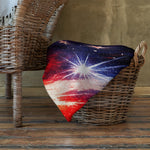 Patriotic Fireworks Soft Touch Throw Blanket - 60x80 folded in basket | Our Phoenix Rise
