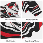 Kinetic Swirl Lightweight Gamer Hoodie - Eco Style