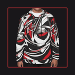 Kinetic Swirl Lightweight Gamer Hoodie - Eco Style - Iron Phoenix GHG