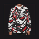 Kinetic Swirl Lightweight Gamer Hoodie - Eco Style - Iron Phoenix GHG