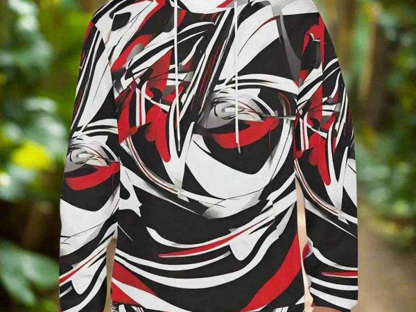 Kinetic Swirl Lightweight Gamer Hoodie - Eco Style