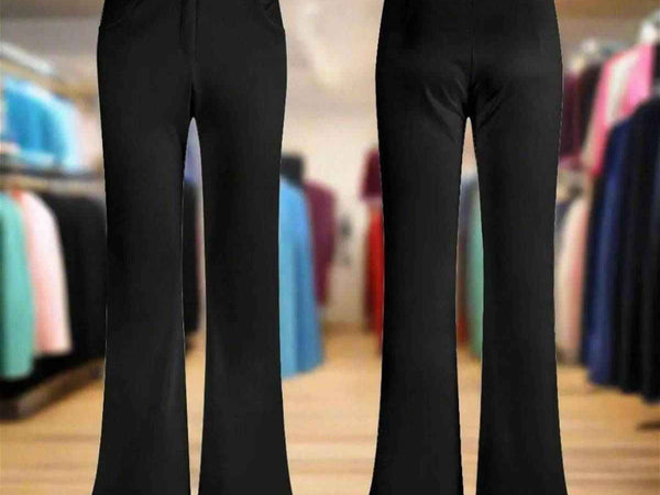 "Kinetic Swirl" Flare Pants -  Stylish Chic