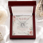 Meaningful Necklace for Girlfriend - Close-up Lifestyle Mockup | Our Phoenix Rise