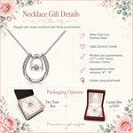 Meaningful Necklace for Girlfriend - Gift Box Held in Hand for Scale - Detail 22 | Our Phoenix Rise