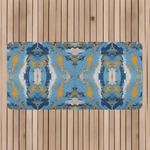 Vibrant Abstract Beach Towel - full view folded | Our Phoenix Rise