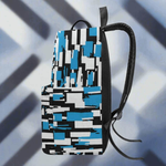 Blue Abstract School Backpack - Bottom View | Our Phoenix Rise