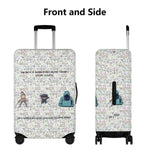 Gamer Slogan Luggage Cover Funny Travel Protector Detailed View 3 | Our Phoenix Rise