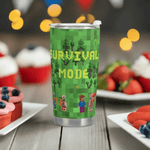 Survival Mode Pixel Art Travel Mug Detailed View 6 | Our Phoenix Rise