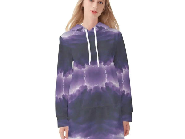 "Cosmic Sprite" Celestial Hoodie Dress | Iron Phoenix GHG - Iron Phoenix GHG