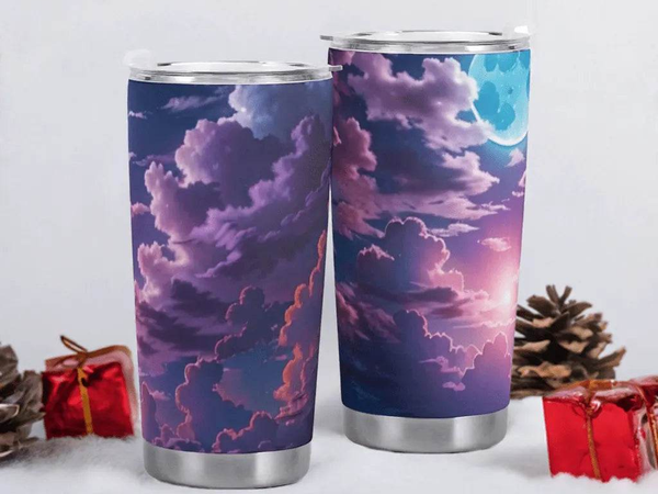 "Twilight Sky" Tumbler by Shadowseeker| Iron Phoenix GHG - Iron Phoenix GHG