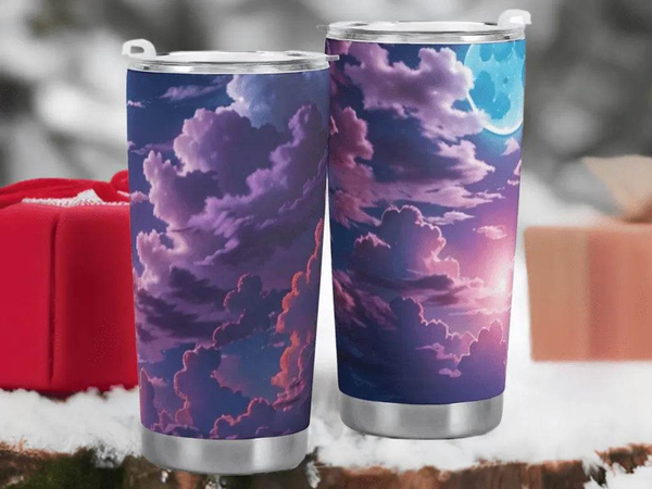"Twilight Sky" Tumbler by Shadowseeker| Iron Phoenix GHG - Iron Phoenix GHG