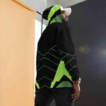 "Neon Grid" Unisex brushed Fleece Hoodie | Iron Phoenix