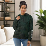 All Over Print Recycled Unisex Hoodie - Lifestyle Fit Front | Our Phoenix Rise