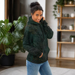 All Over Print Recycled Unisex Hoodie - Lifestyle Fit Back | Our Phoenix Rise