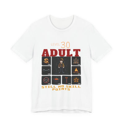 Custom Adult Level Shirt White S–3XL