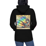Dragon Magic Exists Pullover Hoodie - Black back view | Our Phoenix Rise